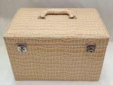 Exklusiver Schmuck- und Uhrenkoffer Friedrich aus Schlangenleder Optik 