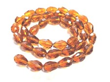 facettierte Glasperlen 10