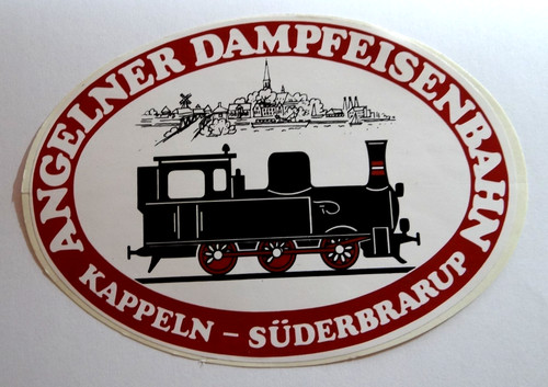 Souvenir aufkleber angelner - souvenir-aufkleber,