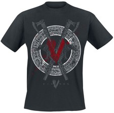 Vikings T-Shirt Herren Odin schwarz Fan-Merch, TV-Serien, Wikinger
