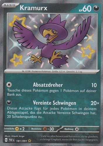 Kramurx 181 091 shiny paldeas - kramurx, 181/091