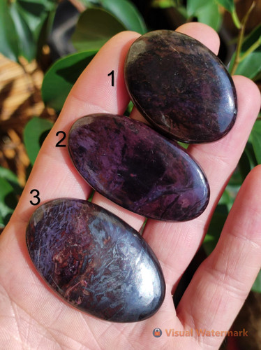 Sugilith sugilite cabochons - sugilith,