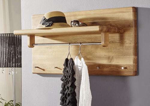 Garderobe hutablage massivholz - garderobe,