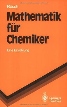 Mathematik fur chemiker eine - mathematik,