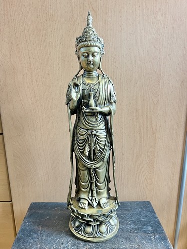 Bronze buddha statue guanyin - statue,