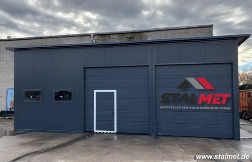 Isolierte blechgarage 10x5x4m - isolierte,