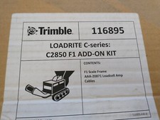 Trimble Loadride C2850 F1 ZUSATZSATZ für Förderbandwaagen 