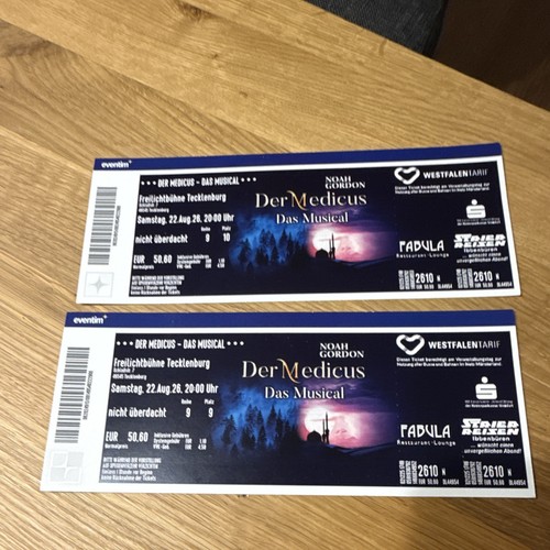 Tickets der medicus das - medicus, –