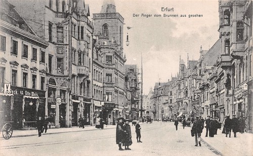 758531 erfurt der anger - ak,