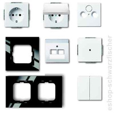 Busch Jäger Schalter/Steckdose/etc. axcent® schwarz /studioweiß -zur Auswahl