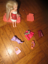 ??POLLY POCKET Figuren Glitzerhund Kleidung und Möbel ??