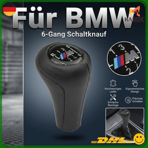 Emblem leder schalthebel - m,
