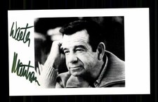 Walter Matthau Autogrammkarte
