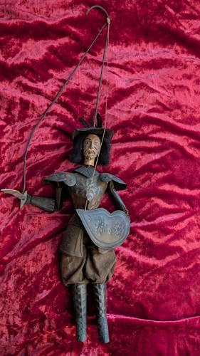 Alte antike puppe marionette - alte,