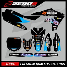 YAMAHA MOTOCROSS GRAFIKSATZ MX AUFKLEBER: YZ YZF 85 125 250 450 TROY BOOST SCHWARZ