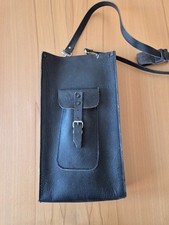 Alte Ledertasche - Schwarz zum