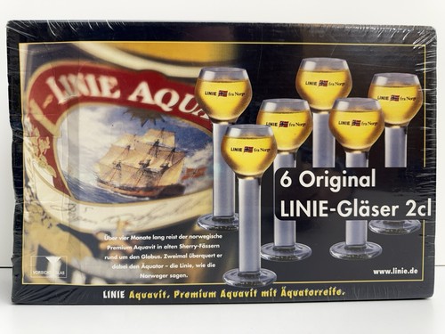 Linie aquavit gläser 2cl - linie,