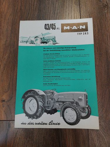 Original prospekt man typ - man, 3