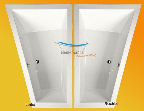 Große trapezbadewanne - -große,