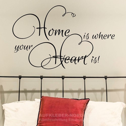Home where your - home, is