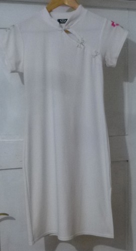 London kurzarm kleid weiß - v,