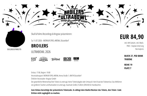 Tickets broilers ultrabowl - tickets,