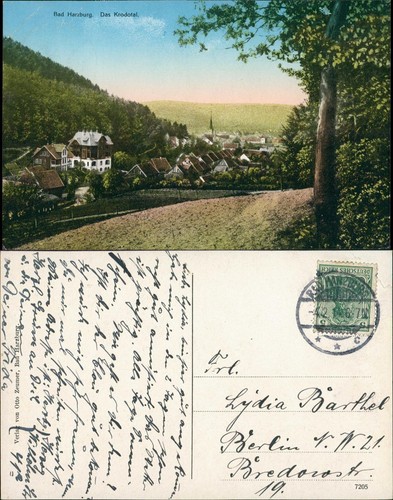 Ansichtskarte bad harzburg - bad, das