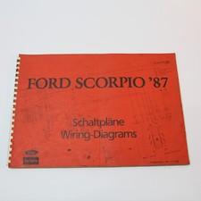 Ford Scorpio 87 - elektrische Schaltpläne Elektrik Werkstatthandbuch ab Bj. 1987