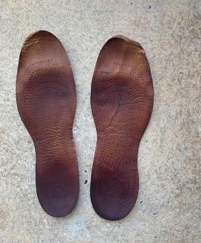 Herren leder schuheinlagen 43 - leder,