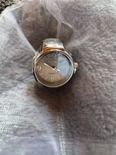 Uhrenring  - Silber Glitzer/