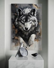 LEINWAND BILD Wolf Hund