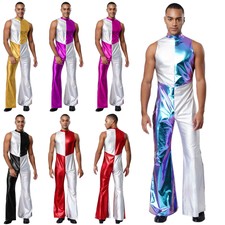 Herren metallic jumpsuit - herren,