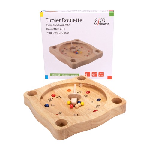 Tiroler roulette aus holz - roulette,