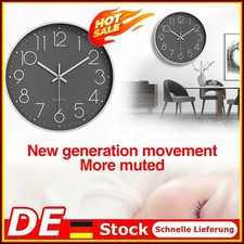 30cm Lautlos Wanduhr Ohne