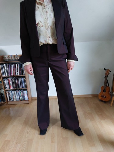 Eleganter hosenanzug bluse - eleganter, +