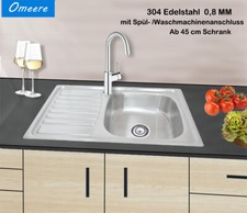Spülbecken Edelstahl 304