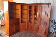 Nr.1681a Grange Eck-Schrank Wohnzimmerschrank Kirschbaumholz Teilmassiv