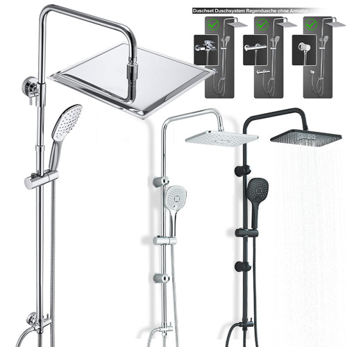 Duschset ohne armatur - duschset,