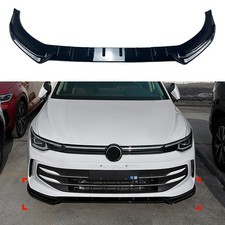 Frontspoiler Spoilerlippe Schwarz Glanz Für VW Golf MK8.5 Facelift ab 2024