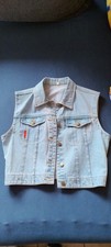 Jeans Weste Zum Knöpfen