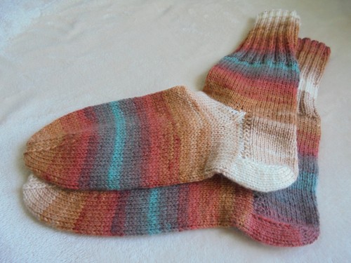 Wollsocken handgestrickt