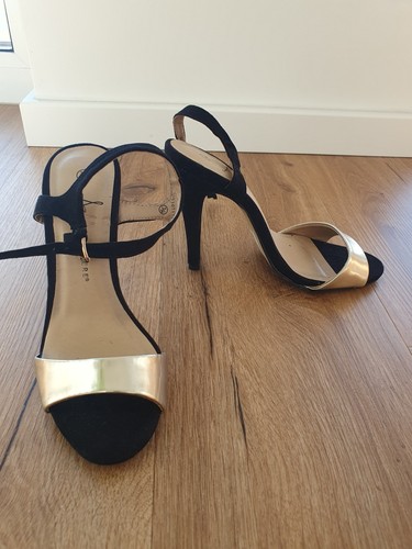 Stilettos schwarz gold pumps - gold,
