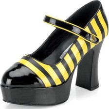 Plateau Party Schuhe "Biene"