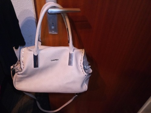 Beige handtasche mit - handtasche,