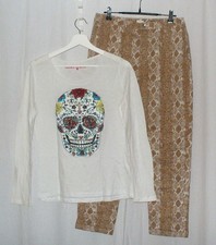 Rinascimento Jeans Damen Hose  Gr. S + Funky Staff Langarm-Shirt Gr. S ~ Set 10