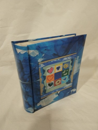 Fotoalbum herzen blau - fotoalbum,, "herzen",