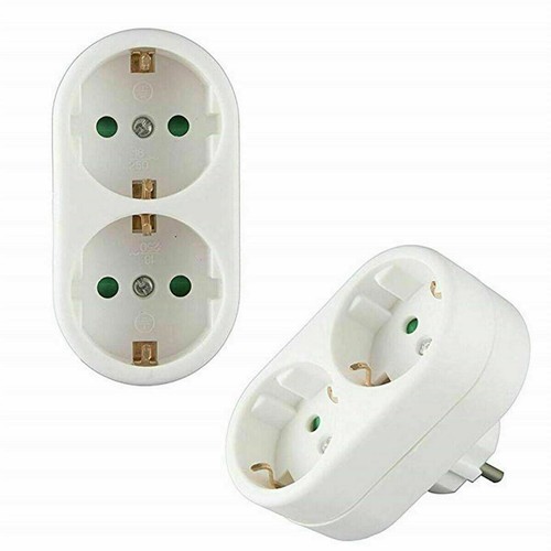 Steckdose schuko doppelstecker - schuko,