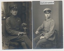 4437  Foto 2x WK1  Feldgraue