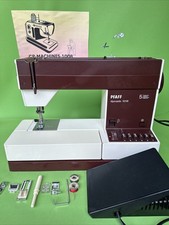 Nähmaschine PFAFF 1015 Leder Jeans Seide Baumwolle Mit Zubehör Top ✅