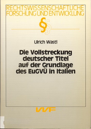 Die vollstreckung deutscher - vollstreckung,